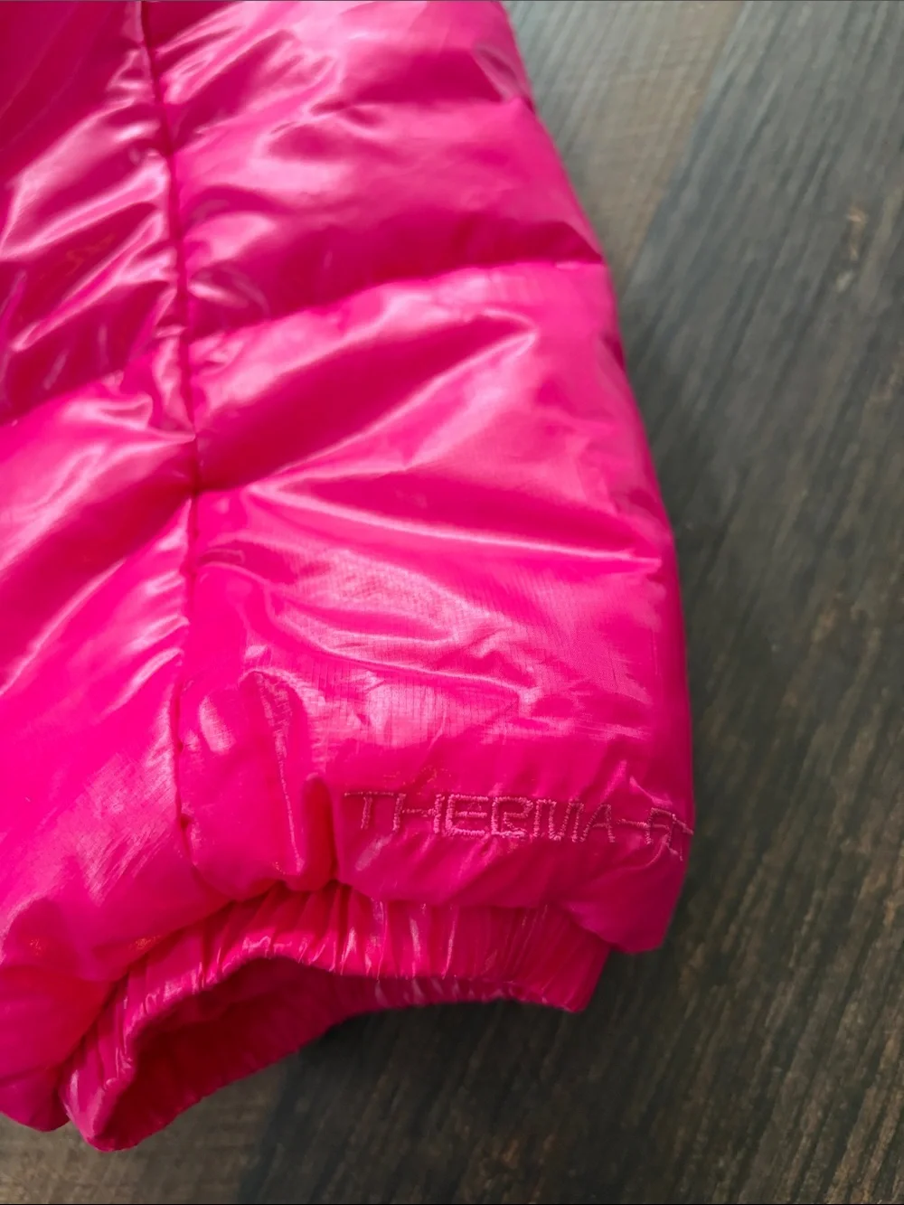 Nike Women’s Hot Pink Hooded Quilted Puffer Jacket